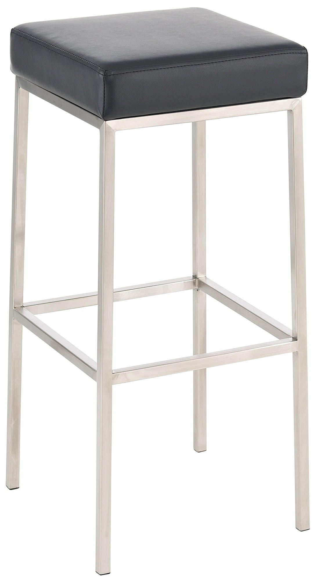 furnicato Barhocker Schwarz 37x80x37 cm