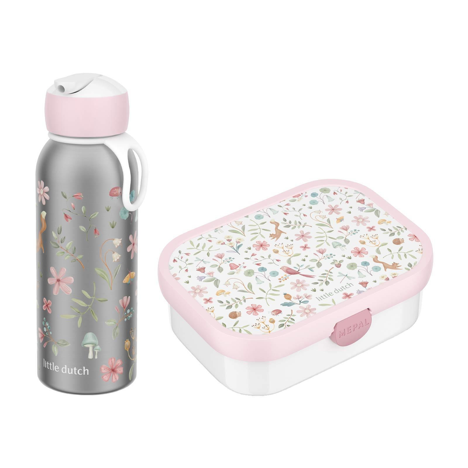 LUNCHSET MIT THERMOFLASCHE Campus Fairy Wonders 2er Set - Weiß/Rosa, Kunststoff/Metall (2/2/2cm) - Mepal