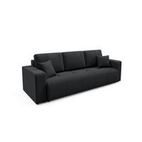 SCHLAFSOFA Augusto - Schwarz, Holzwerkstoff/Textil (244/82/102cm) - Fun Möbel