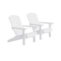 GARTENSTUHL Adirondack Troy - 2er Set - Weiß, Kunststoff (80/96.5/85cm) - Keter