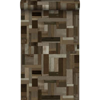 TAPETE Altholz-Motiv 53 cm x 10.05 m - Braun, Papier (53/1000cm) - Origin Wallcoverings