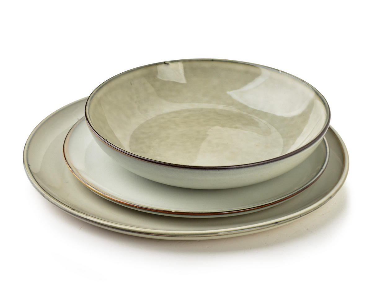 MISKA keramická BASIC NATURE 19 cm 400 ml - béžová, keramika (19/19/6cm) - Mondex