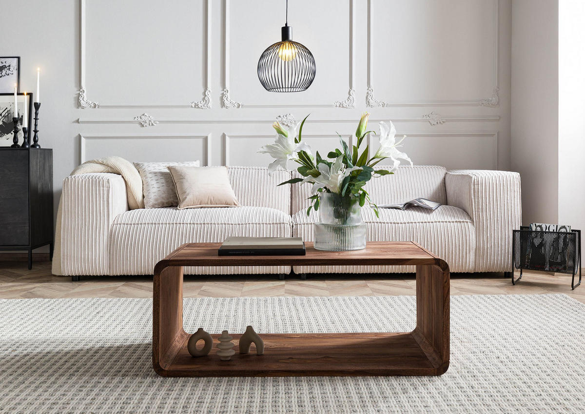 COUCHTISCH Sheesham 100x50x40 braun geölt LOUNGE COLLECTION #03 - Braun, Holz (100/50/40cm) - Massivmoebel24