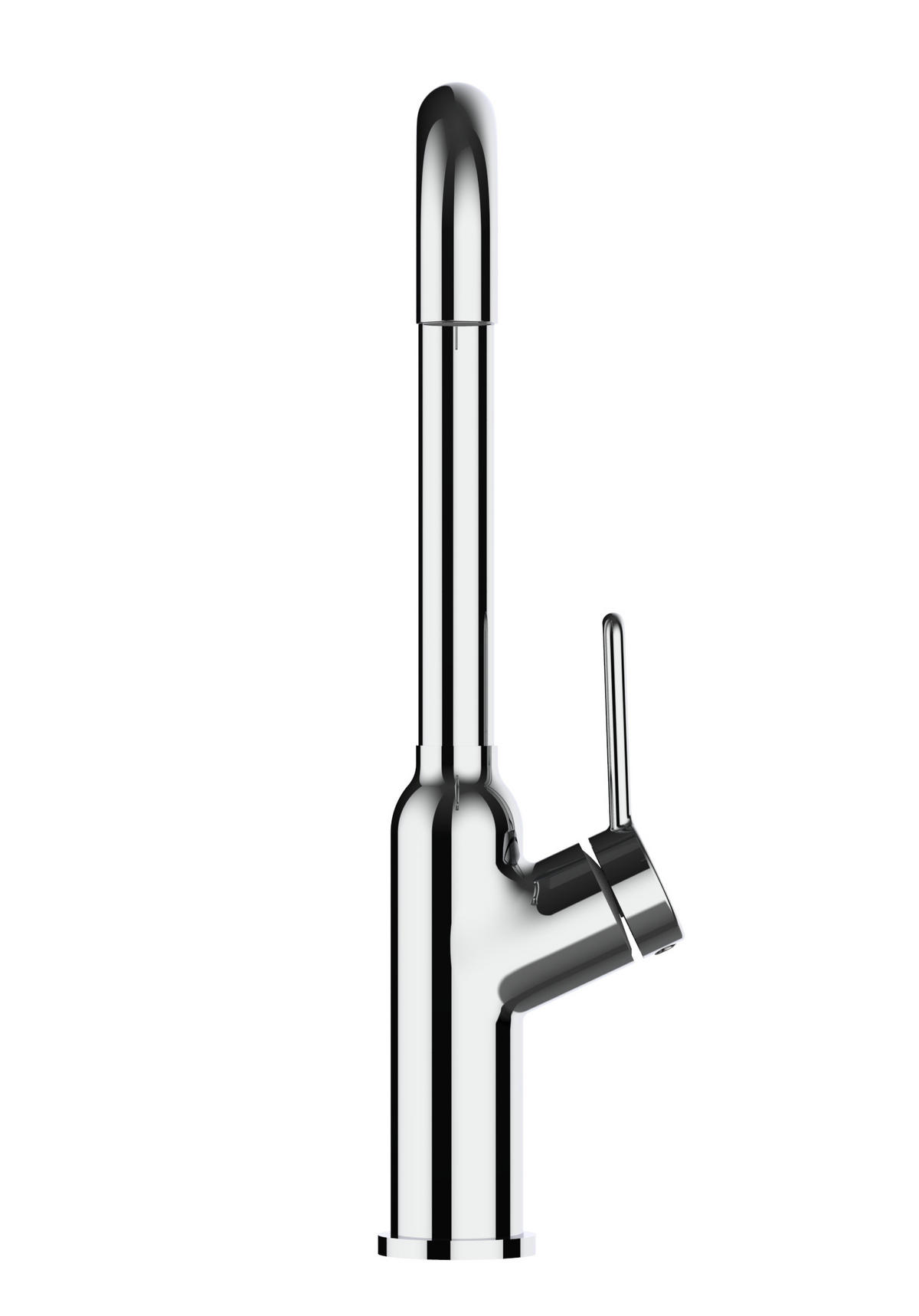 KÜCHENARMATUR, Verchromt, 360° schwenkbar - Chromfarben, Metall (19.5/39.5/19.5cm) - VIZIO