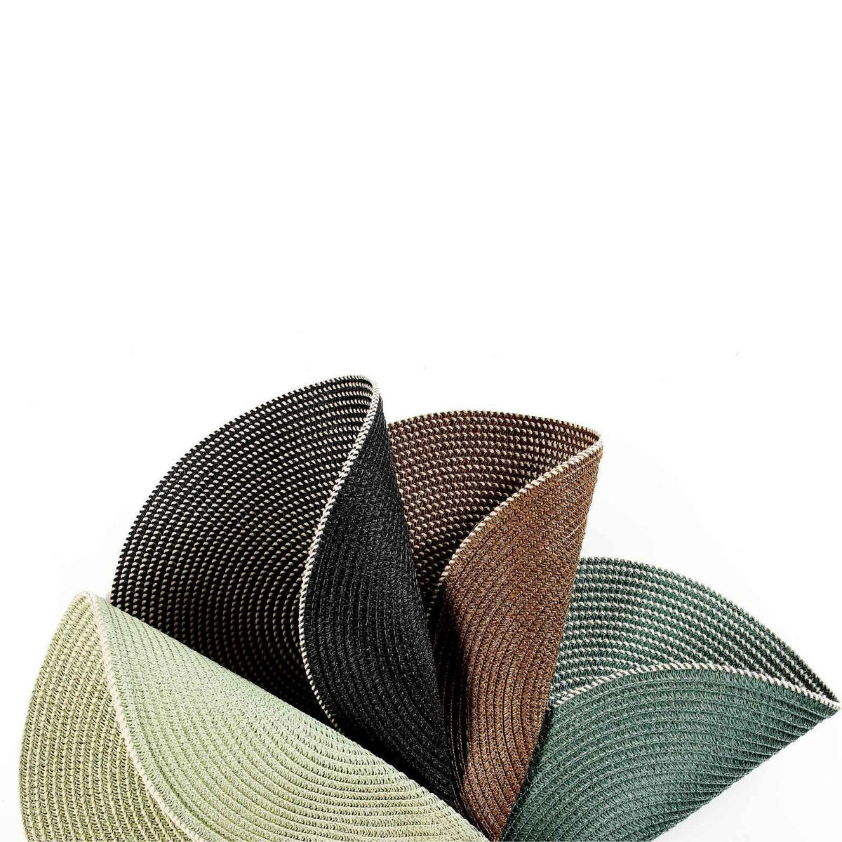 PLATZMATTEN Looma Hellgrün ø 36 cm 6er Set - Hellgrün, Kunststoff (36cm) - Ritzenhoff Breker