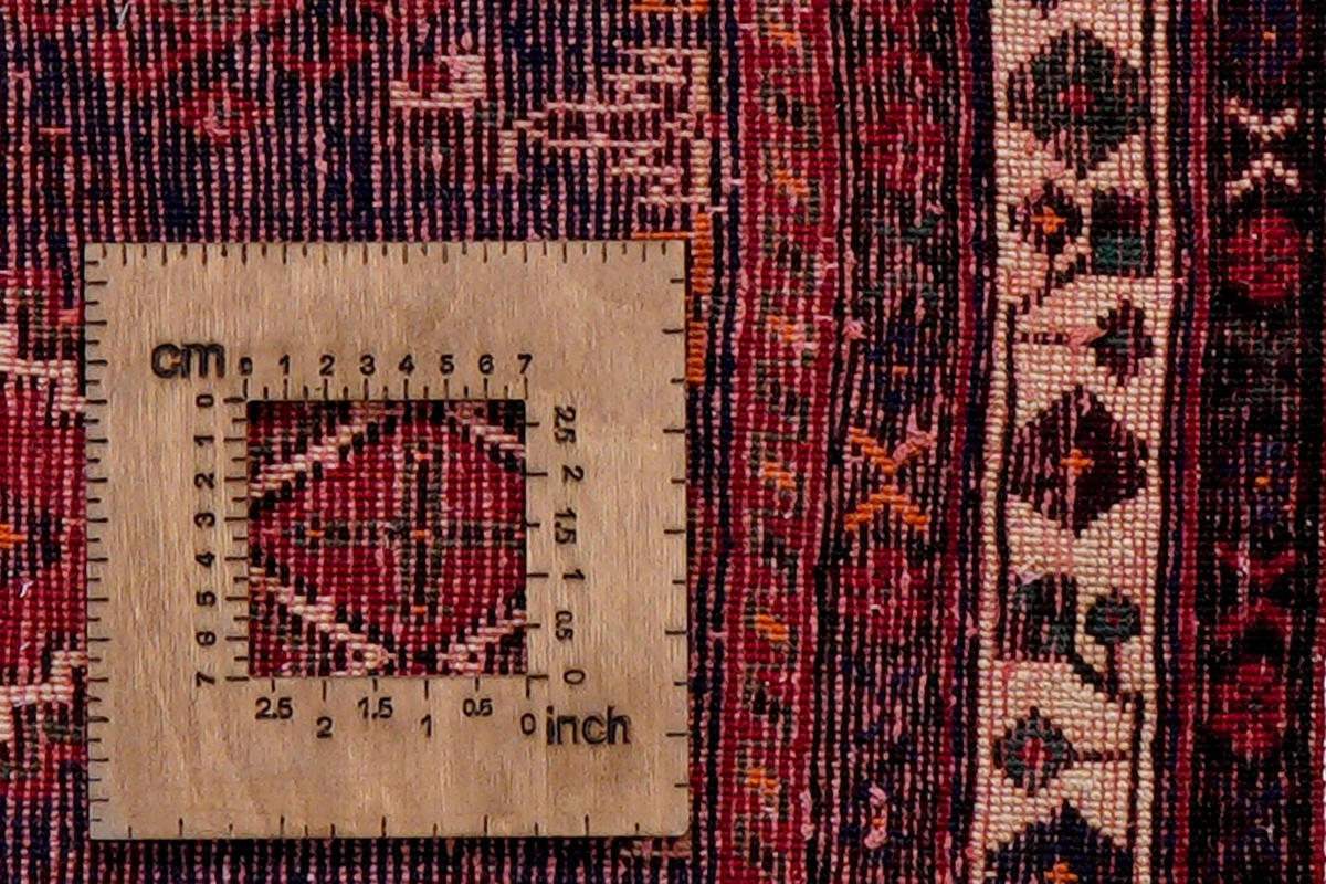 ORIENTTEPPICH handgeknüpft Afshar Rot, Blau 230/160 cm Schurwolle - Blau/Rot, Textil (160/230cm) - Looma