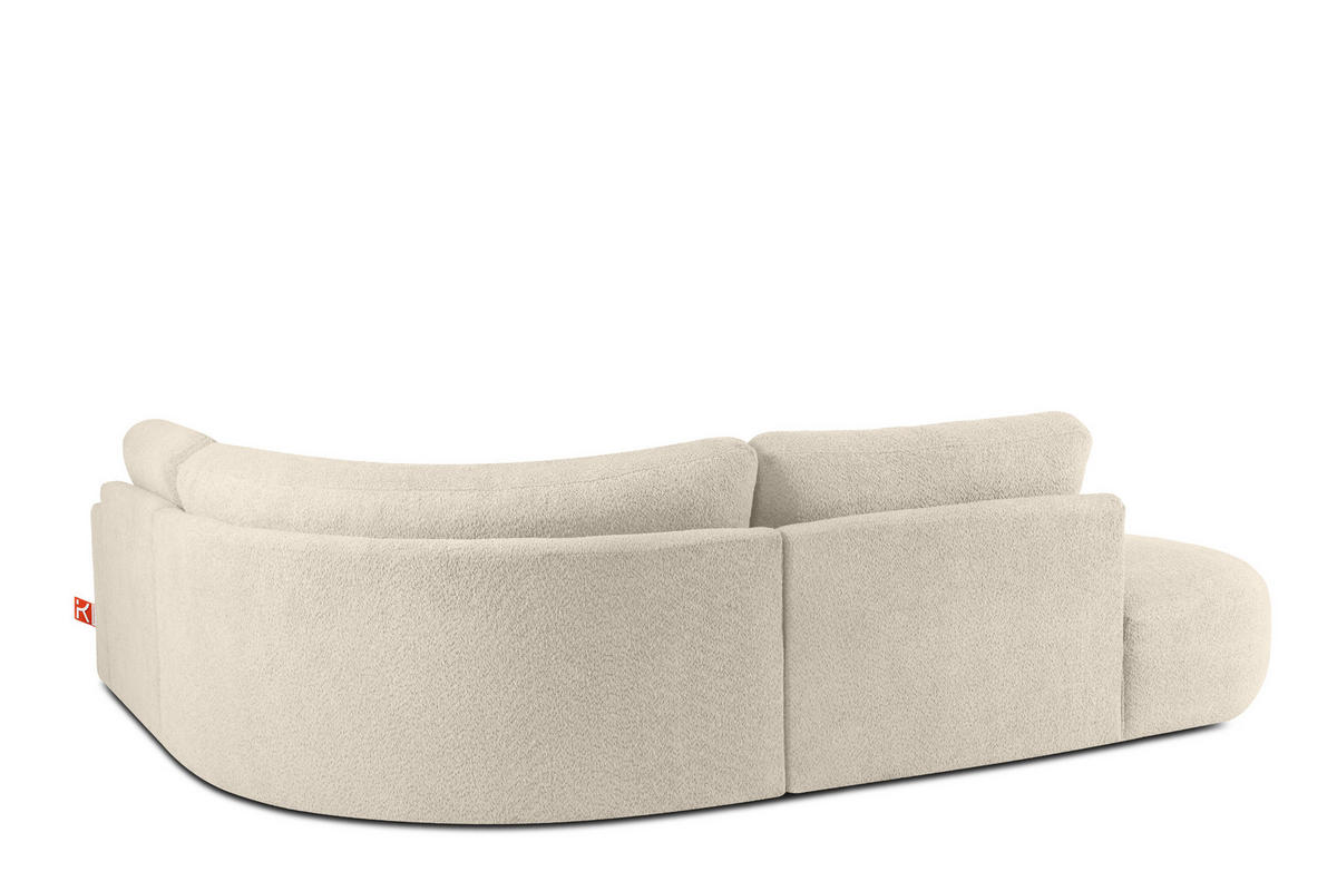 ECKSOFA LINKS ZUCCO, Hellbeige - Hellbraun, Holz/Holzwerkstoff (224/293cm) - KONSIMO®