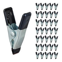 36XKLEŠČE - večbarvno, kovina/umetna masa (1.5/3/5cm) - Relaxdays