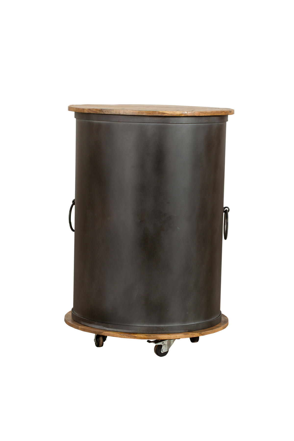 WEINBAR Magne Mangoholz Braun 85x60x60cm - Braun, Holz (60/85/60cm) - DELUKE