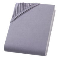 JERSEY-SPANNBETTLAKEN 70x140 cm aus 100% Baumwolle, Baby Bett Bettlaken Grau Uni - Grau, Textil (70/200cm) - Carpe Sonno
