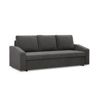 SOFA 3-SITZER MIT SCHLAFFUNKTION NEO, Grau - Grau, Textil (220/92/92cm) - Mebligo