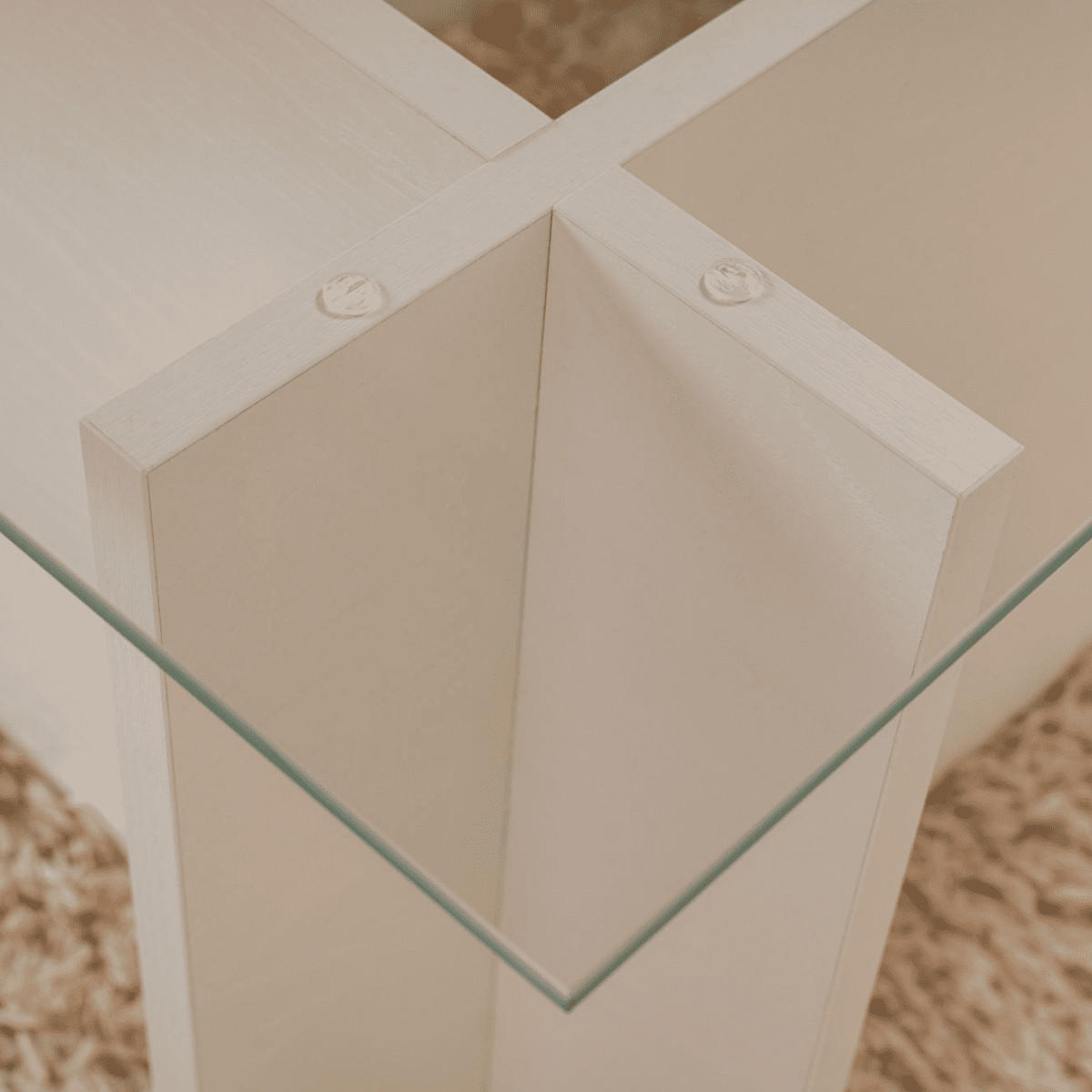 COUCHTISCH vetrino Bois blanc - Weiß, Holzwerkstoff (70/65/40cm) - Calicosy