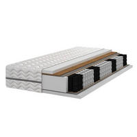 MATRATZE Weiß Pocket 7 Zonen Kokos H3/H4 100x200 cm - Weiß, Textil (100/200cm) - Sepro Meble