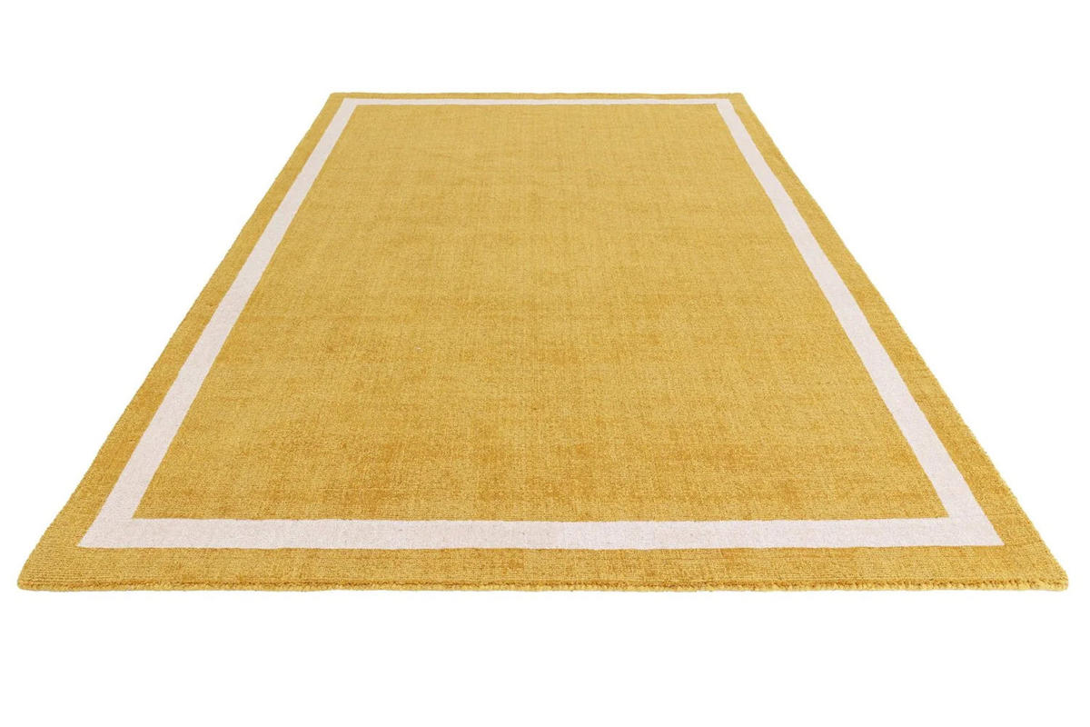 TEPPICH modern Wolle BILA Gelb 160 x 230 cm - Gelb, Naturmaterialien (160/230cm) - Novatrend