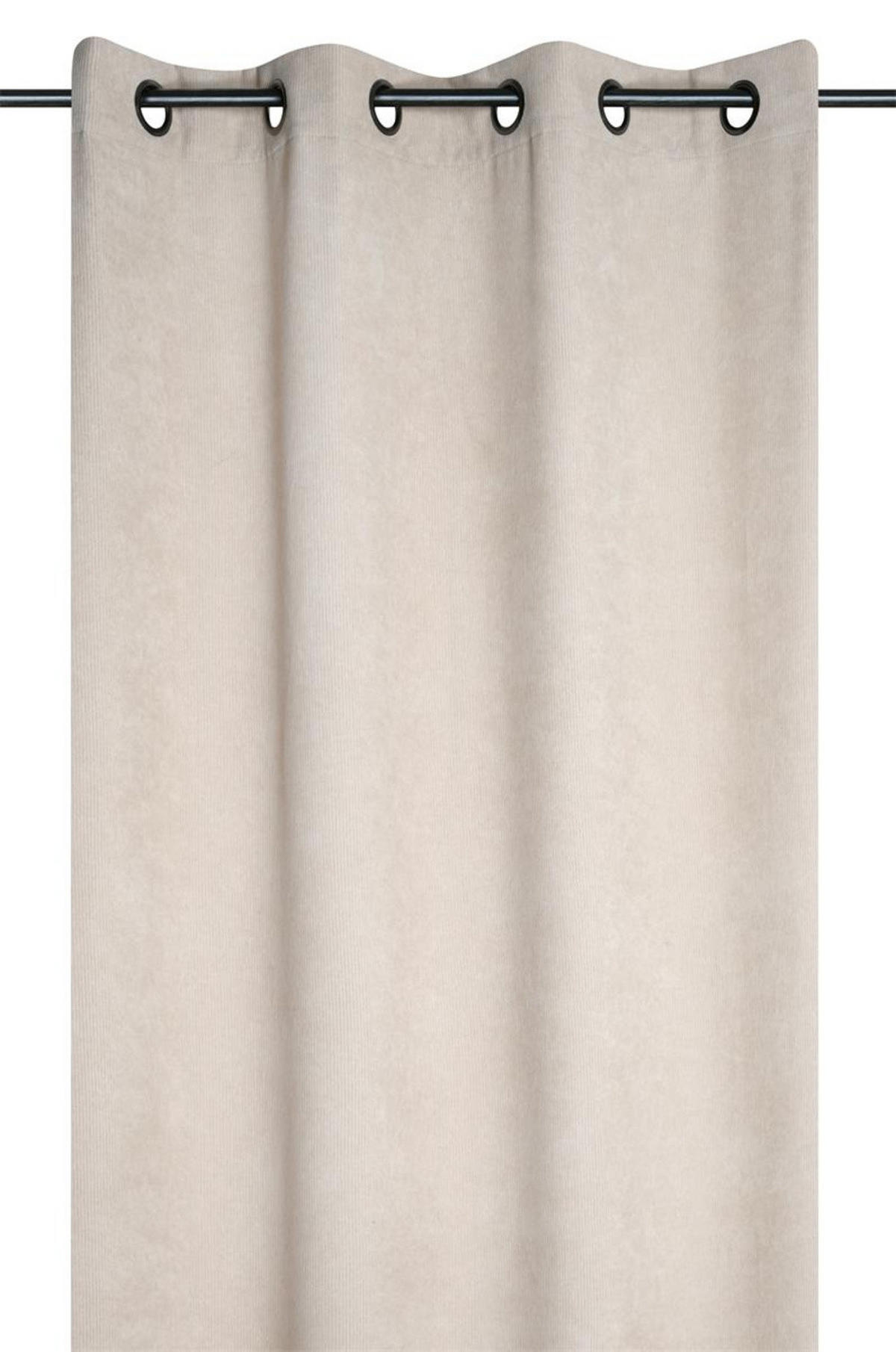 VORHANG Dandy 140/260 cm - Beige, Textil (140/260/140cm)