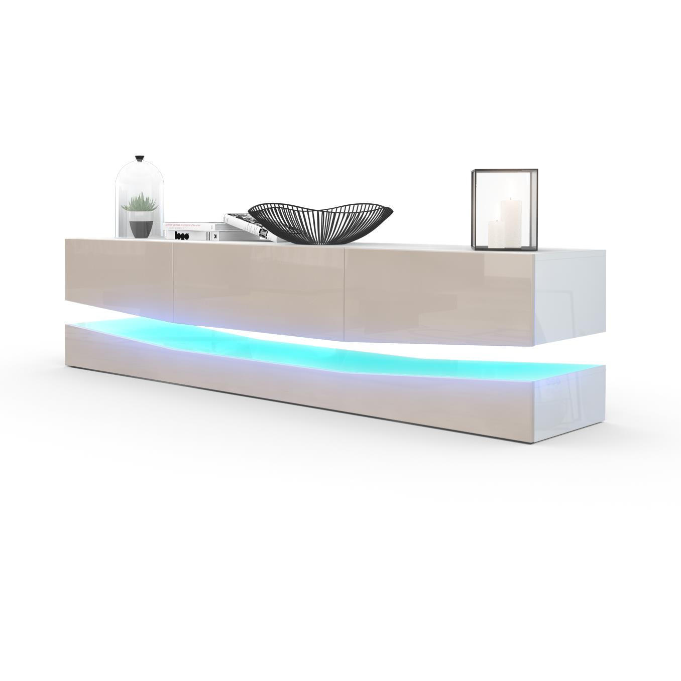 Vladon Lowboard Sand 178x48x39 cm