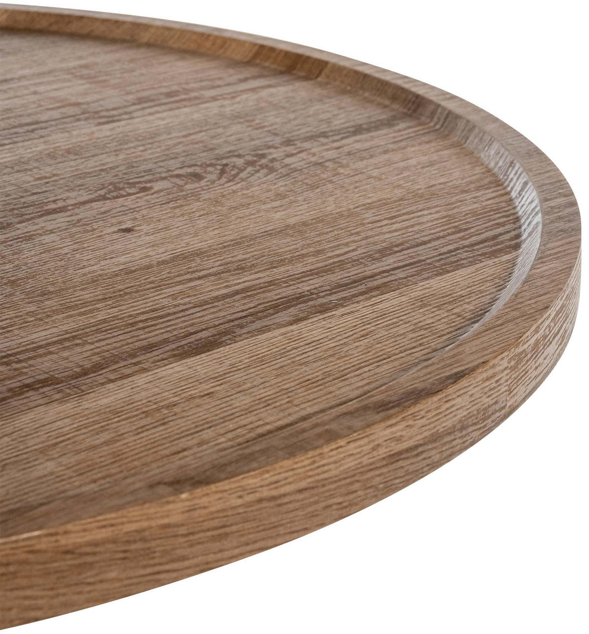 BEISTELLTISCH Kombi Set Holz Braun - Schwarz/Braun, Holz/Metall (40/40/42cm) - CLP
