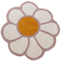 KINDERTEPPICH Thumbelina 120/120 cm - Multicolor, Naturmaterialen (120/120cm) - Beliani