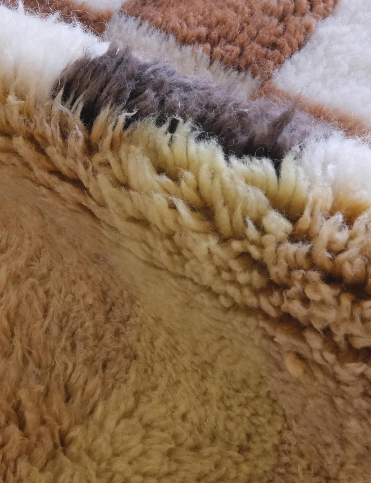 BERBERTEPPICH aus Wolle anspruchsvoll Design 200x 300 cm - Multicolor, Naturmaterialien (200/300cm) - AFK Living
