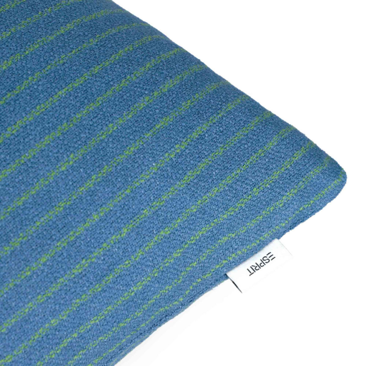 ZIERKISSENHÜLLE DEKOKISSENHÜLLE FUN STRIPE 2er Set - Blau, Textil (38/38cm) - Esprit