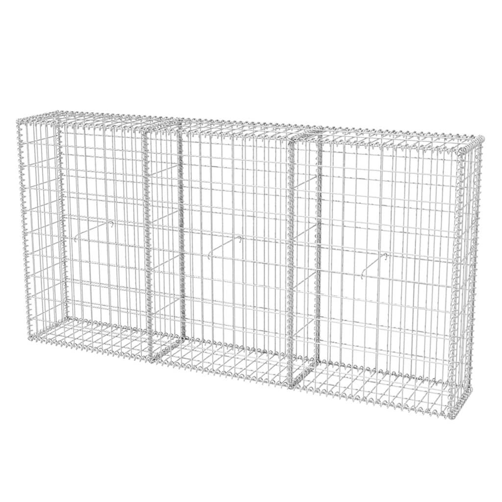 vidaXL Gartenzaun, Silber 30x100 cm