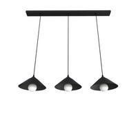 HÄNGELEUCHTE - Schwarz, Metall (25/100/120cm) - Lumicom