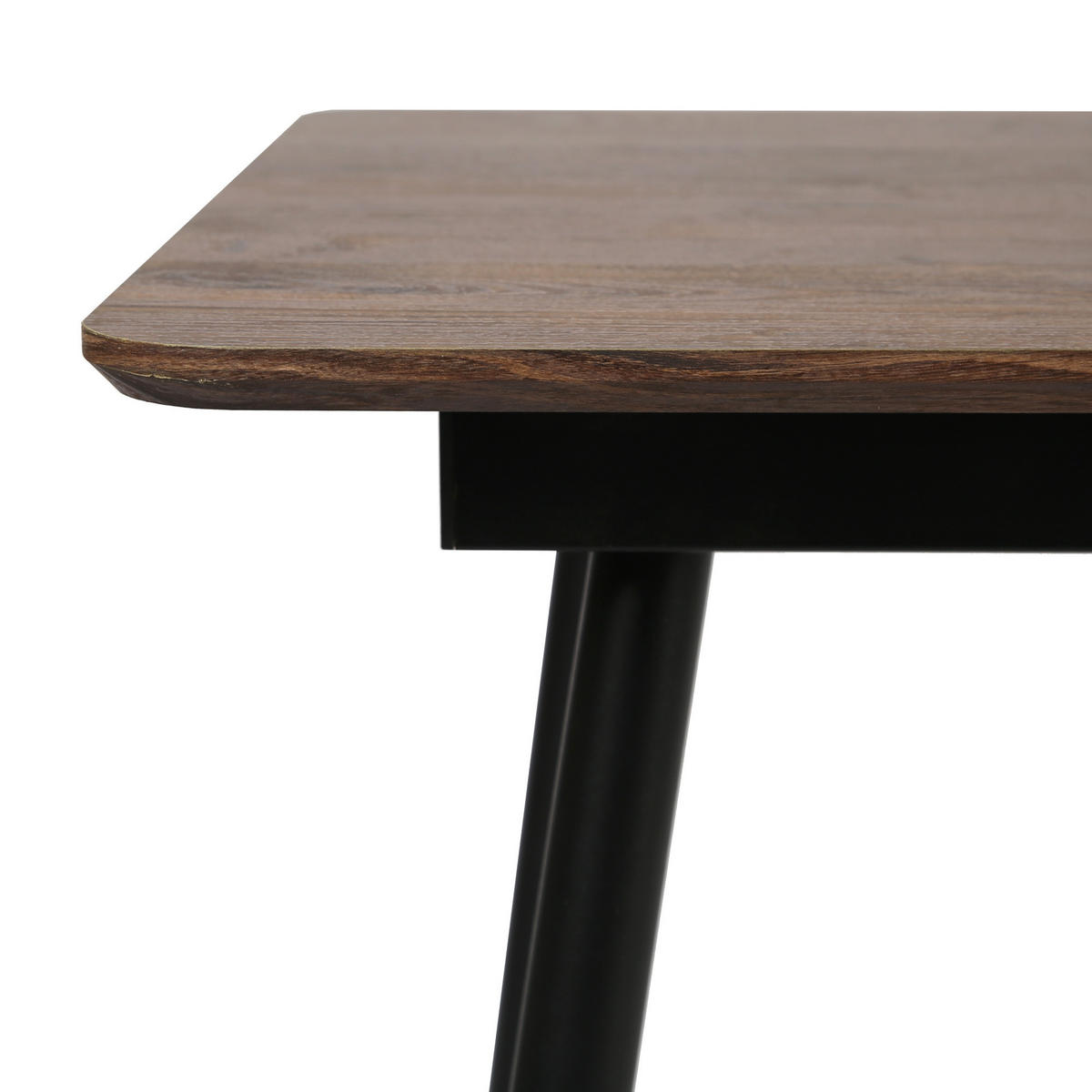 ESSTISCH ausziehbar von 120 bis 160 cm in Eiche dunkel - Dunkelbraun, Holzwerkstoff (80/120/75cm) - Home Collective
