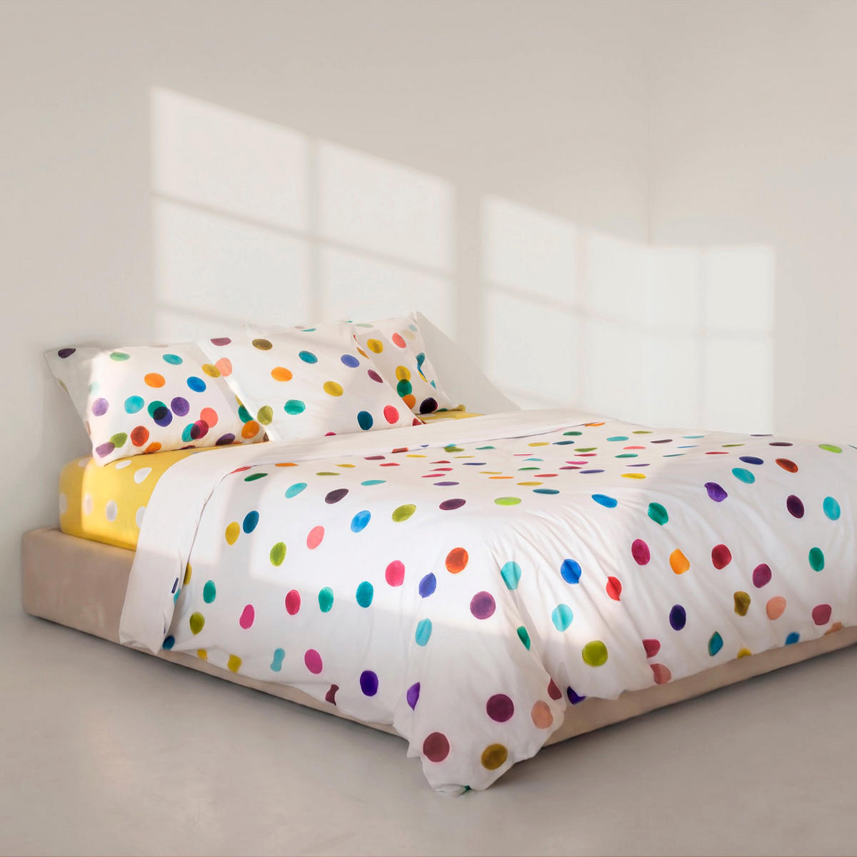 BETTBEZUG Confetti 240x220 cm (Übergrösse) - Multicolor, Textil (240/220cm) - Happy Friday