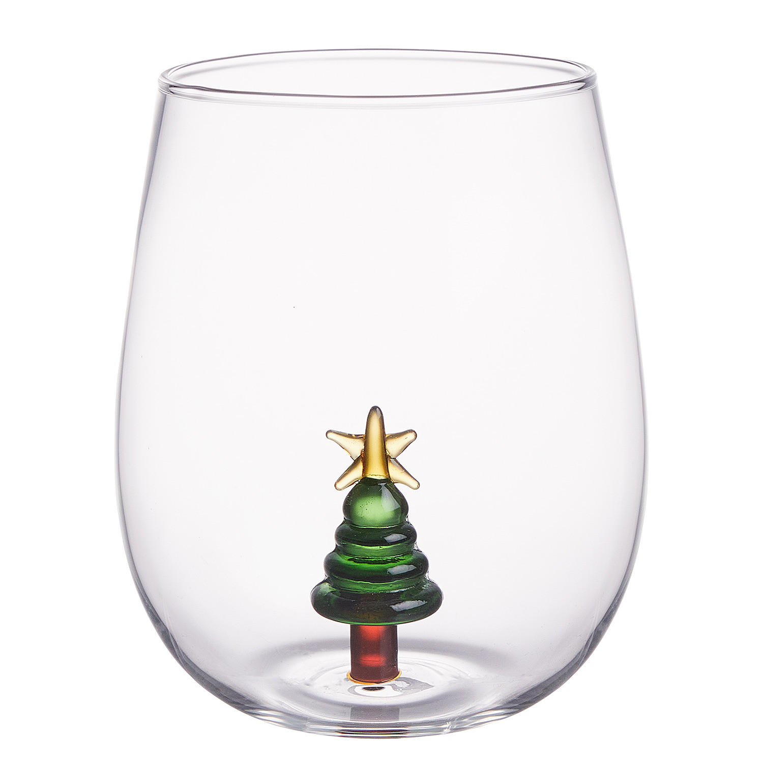 TRINKGLAS Merry & Joy Tanne - Transparent, Glas (0.45L) - Butlers