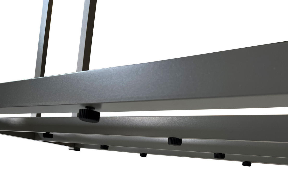 KAMINHOLZREGAL Außen 2 Stück 130x70x185 cm Metall Anthrazit 3,2 m³ / 5 SRM - Anthrazit, Metall (130/185/70cm) - QUICK STAR