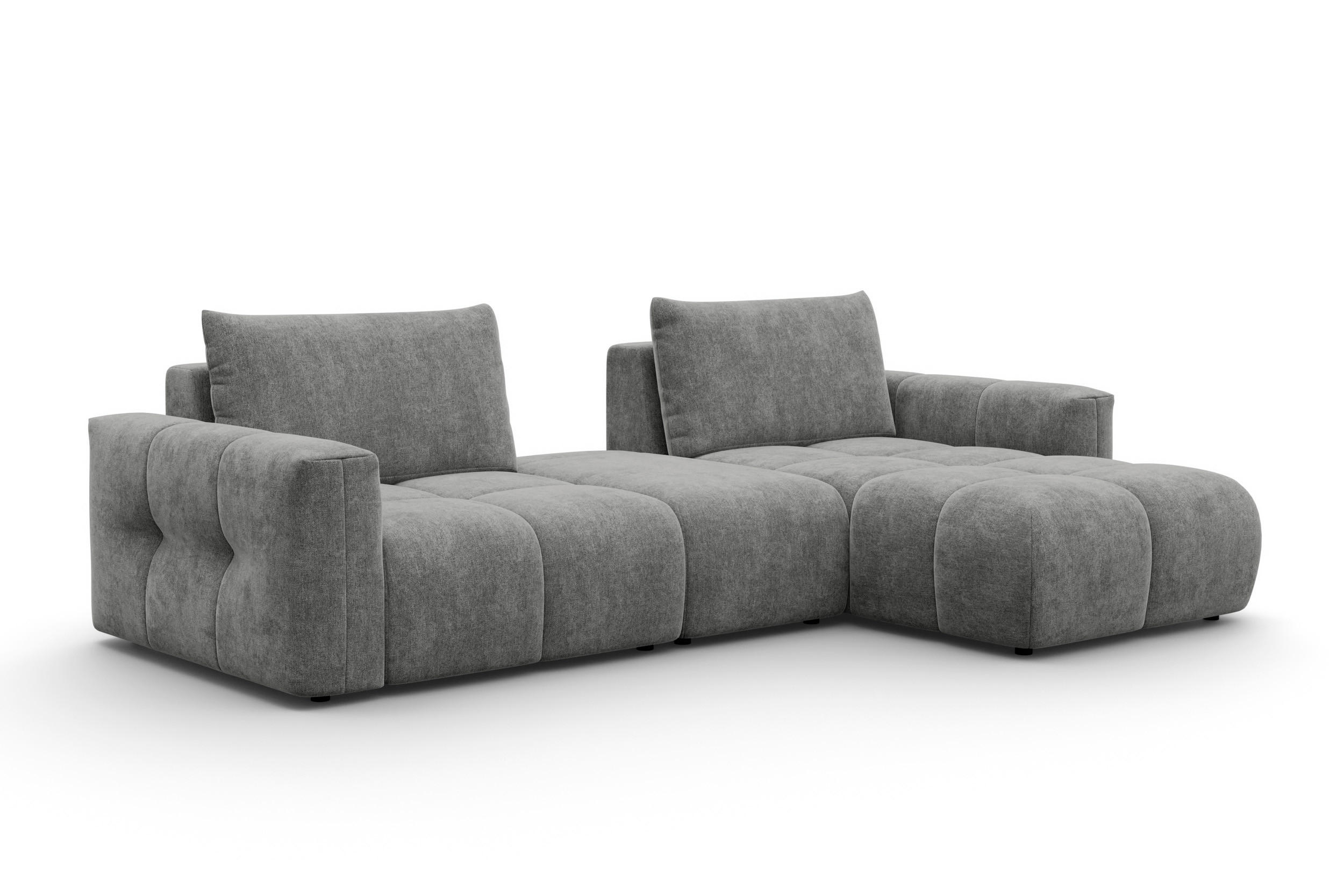Courtois Laville Ecksofa Grau 282x173 cm