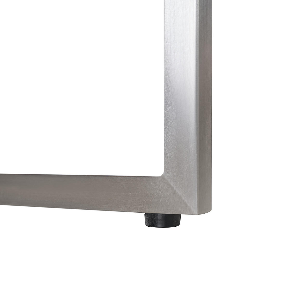 GARTENECKBANKGRUPPE - 9-teilig - Webstoff / Teak massiv - Grau / Braun - Hellgrau, Holz/Textil - home24