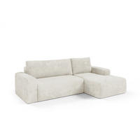 ECKSOFA Romeo 3 Sitzplätze Weiß - Weiß, Holz (268/163cm) - Petits-meubles
