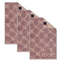 GÄSTETUCH Unisex Classic Frottier Rosa 3er Pack Baumwolle - Roségold, Textil (200/135cm) - Joop!