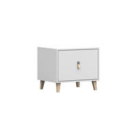 NACHTISCH - FAGO - Weiß, Holzwerkstoff (54/47/45cm) - Möblo