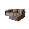 ECKSOFA mit Schlaffunktion ONIL L Monolith 15 Rechts - Braun, Textil (245/175cm) - Bedante