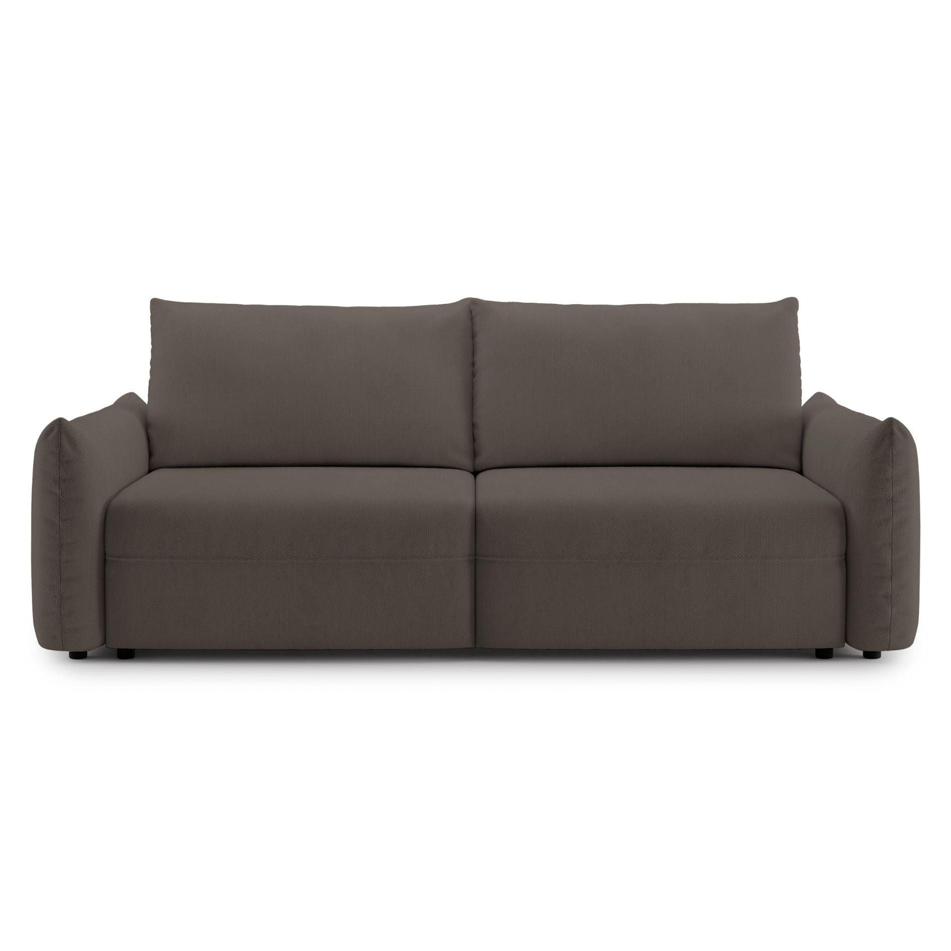 SCHLAFSOFA Theolla Braun - Schwarz/Braun, Textil/Metall (248/97/111cm) - Selsey