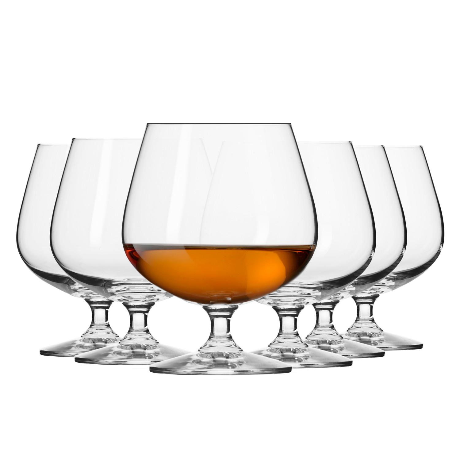COGNACGLÄSER, 6er-Set, 480 ml - Transparent, Glas - Krosno Glass