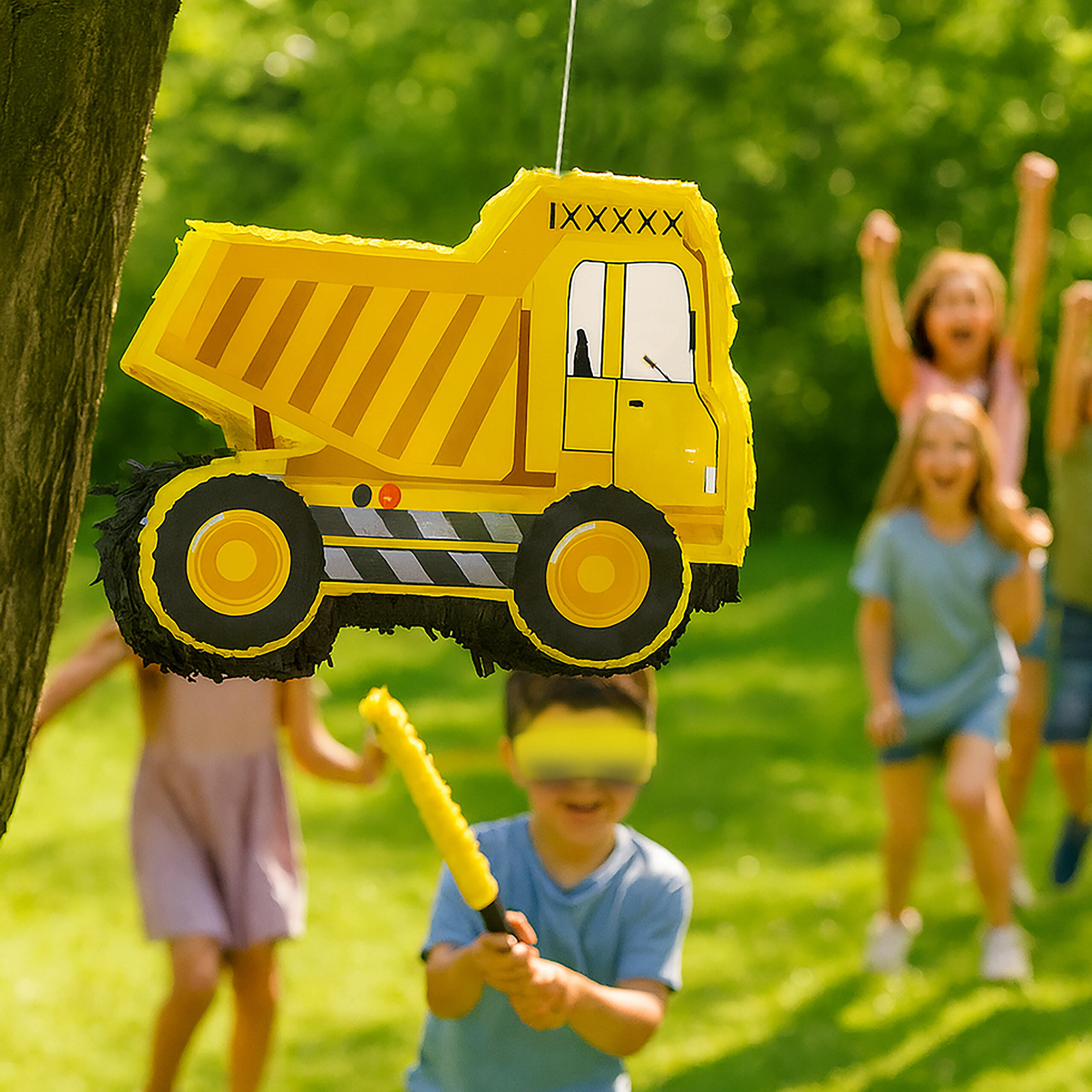 PINATA - Multicolor, Papier/Wellpappe (40/30/8cm) - Relaxdays