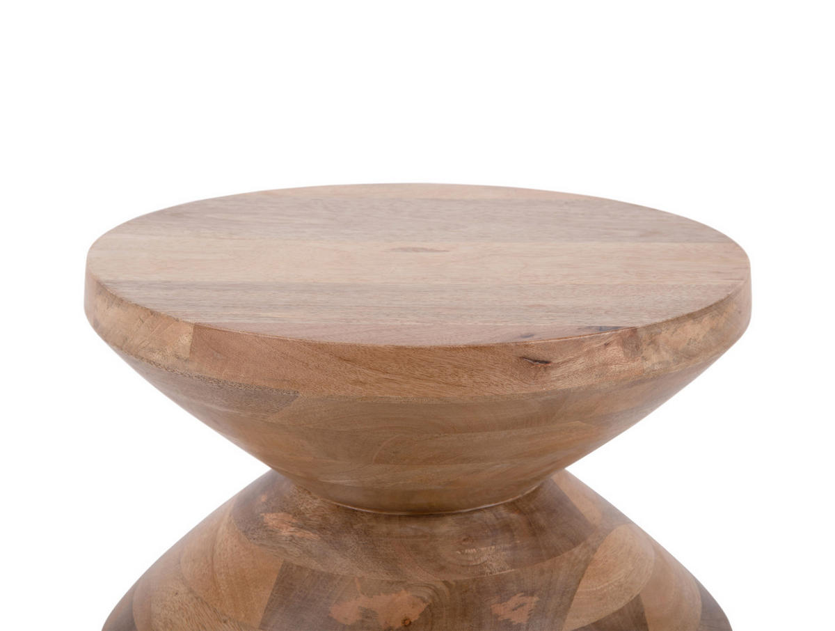 BEISTELLTISCH Totem 35/35/46 cm - Braun, Holz (35/35/46cm) - Leitmotiv