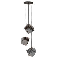 HÄNGELEUCHTE Rock Grau 50/50/150 cm - Grau, Metall (50/50/150cm) - Hoyz Collection