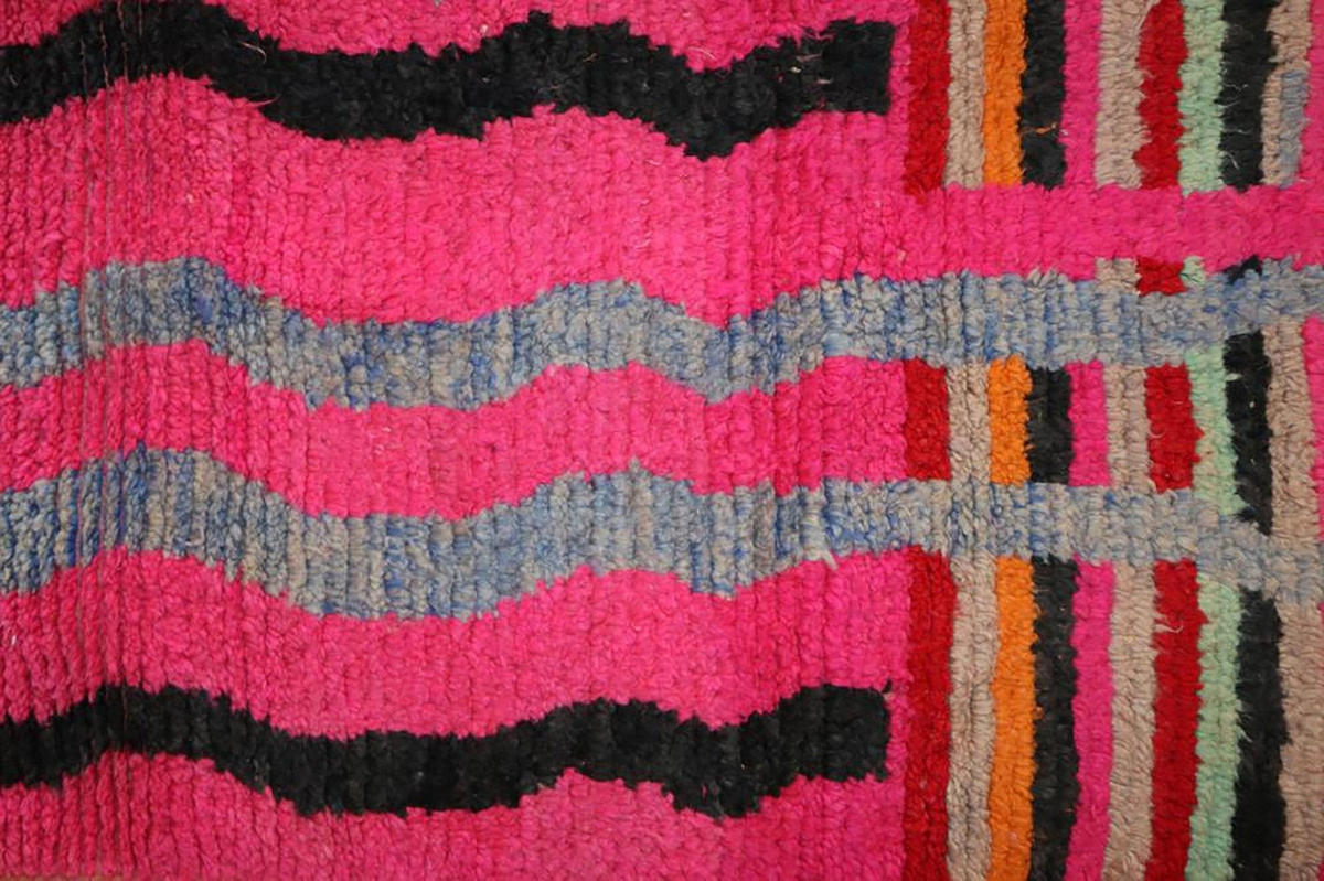 BERBERTEPPICH aus reiner Wolle 72x 350 cm - Pink, Naturmaterialien (72/350cm) - AFK Living