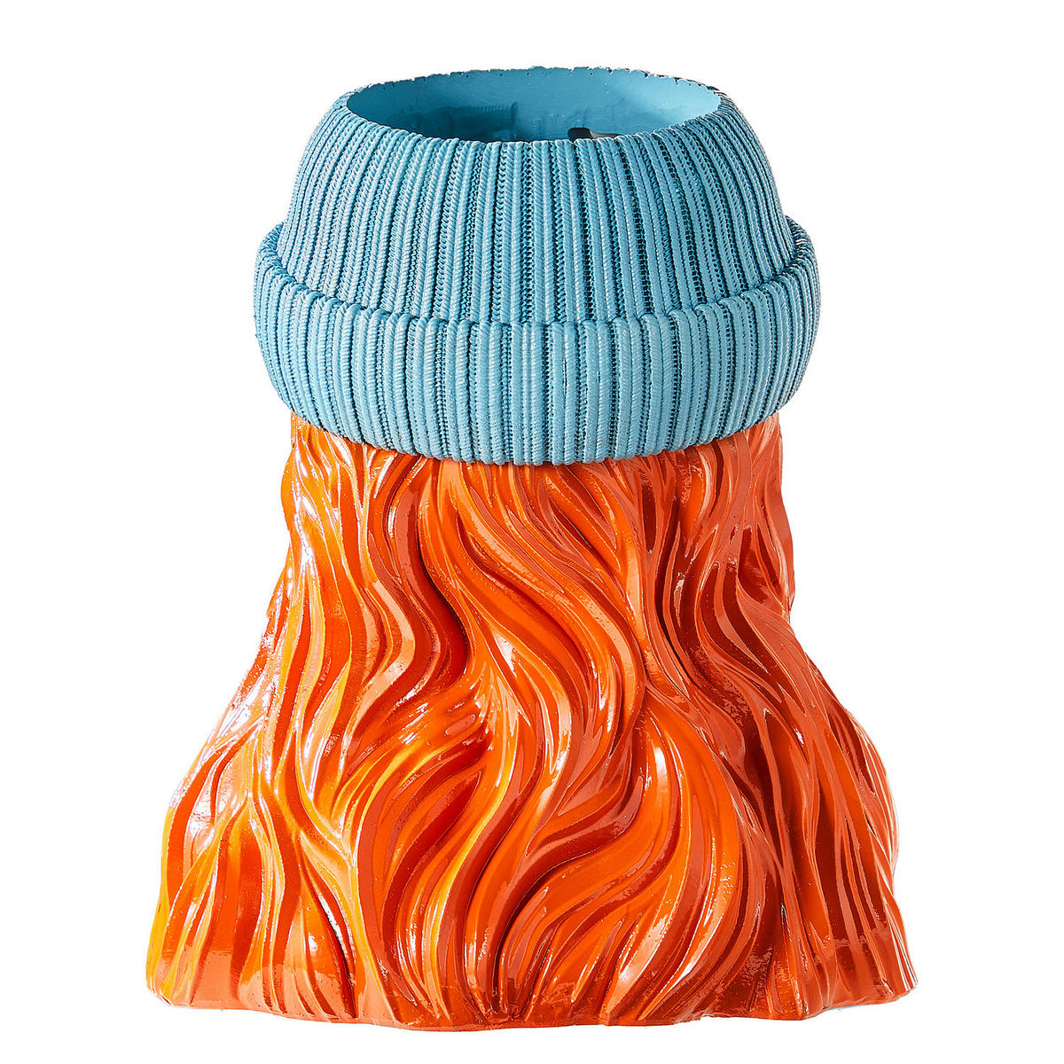 VASE Aprés-Ski - Türkis, Stein (28cm) - Butlers