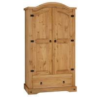 KLEIDERSCHRANK SALSA - Naturfarben, Holz (103/188/57cm) - CARO-Möbel