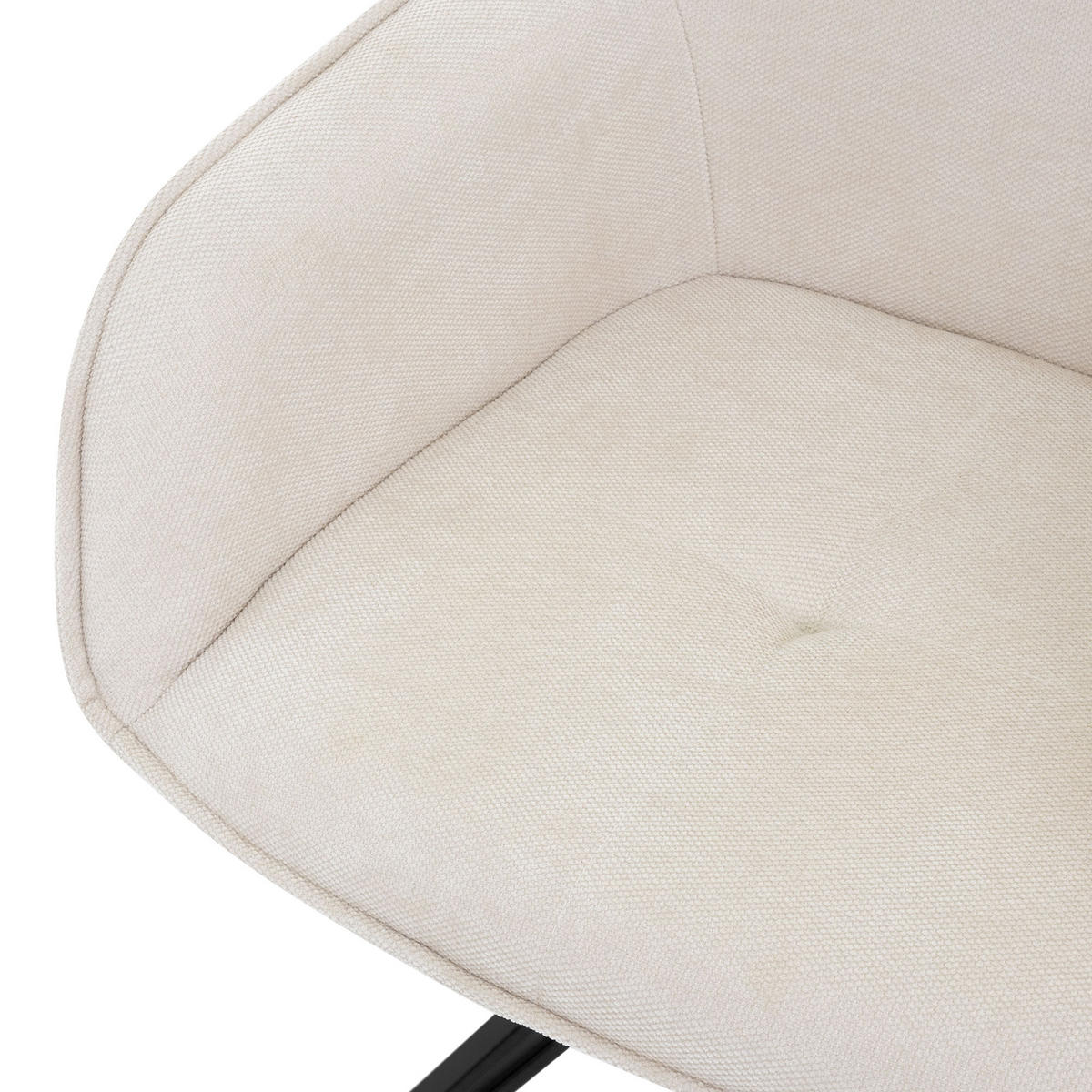 ESSZIMMERSTUHL creme - Beige, Textil (61/84.5/57cm) - ML-DESIGN