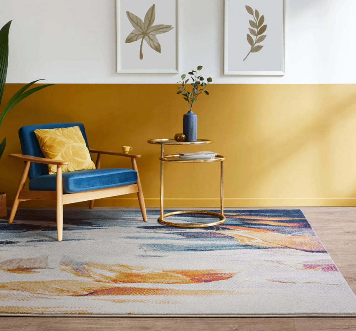 TEPPICH modern Flachgewebe RAMA Mehrfarbig 120 x 170 cm - Multicolor, Textil (120/170cm) - Novatrend