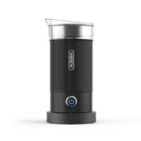 MILCHSCHÄUMER Elektrisch Automatisch Heiß Kalt Latte Cappuccino - Schwarz, Metall - Bextcok