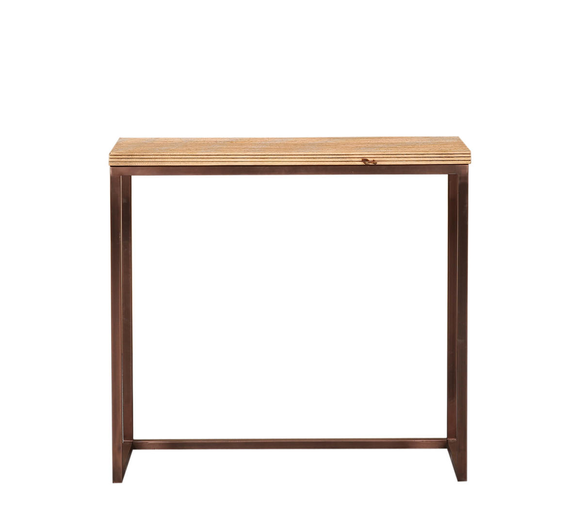 BEISTELLTISCH Zoah Braun 70/29/65cm 3er-Set - Braun, Metall (70/29/65cm) - PTMD Collection