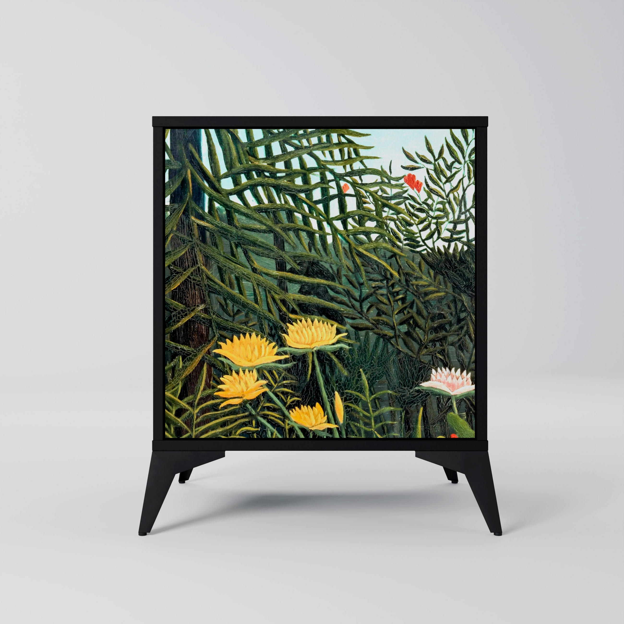 SpaceRebels Sideboard Schwarz 57.5x70.5x42 cm