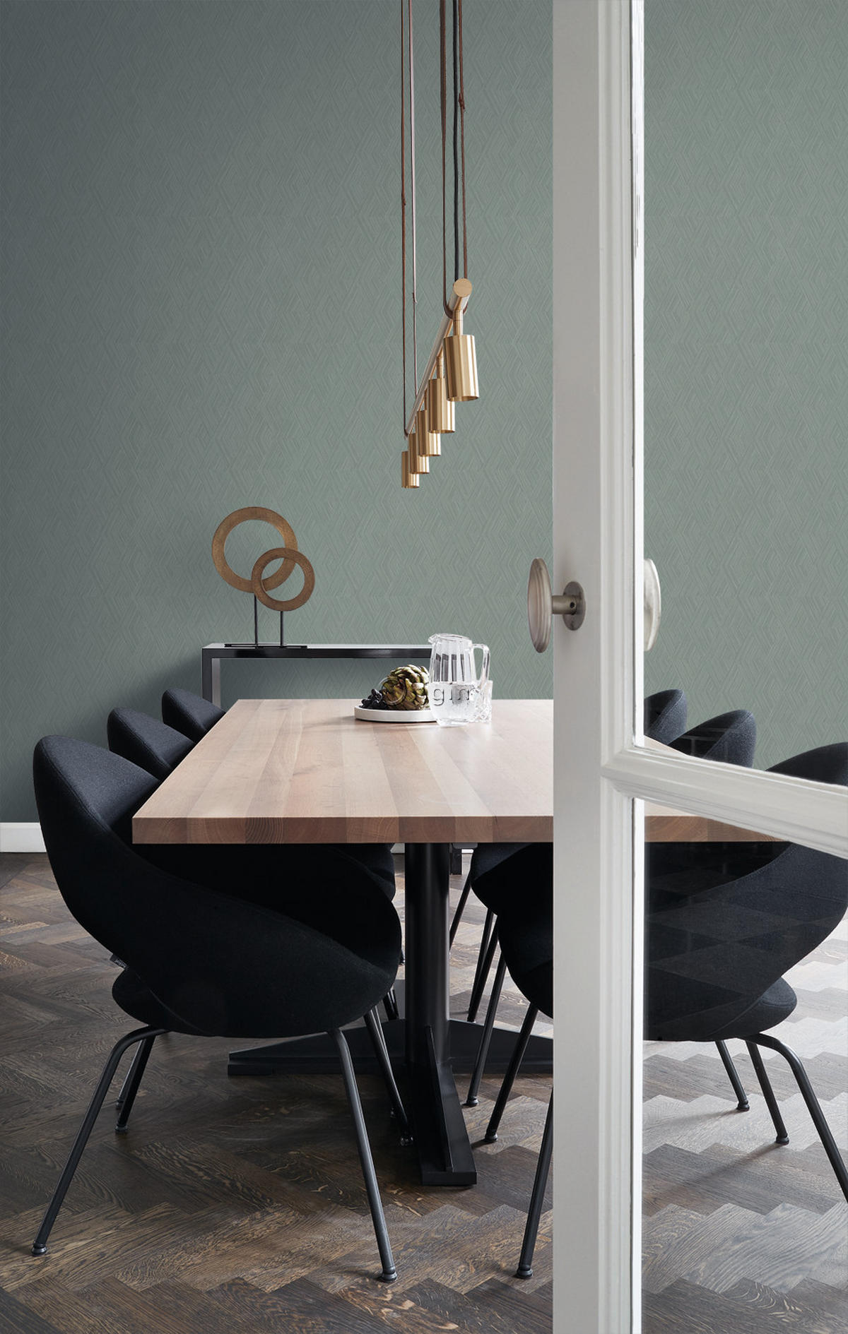 TAPETE 3D-Muster 50 x 900 cm - Grau, Papier (50/900cm) - Origin Wallcoverings